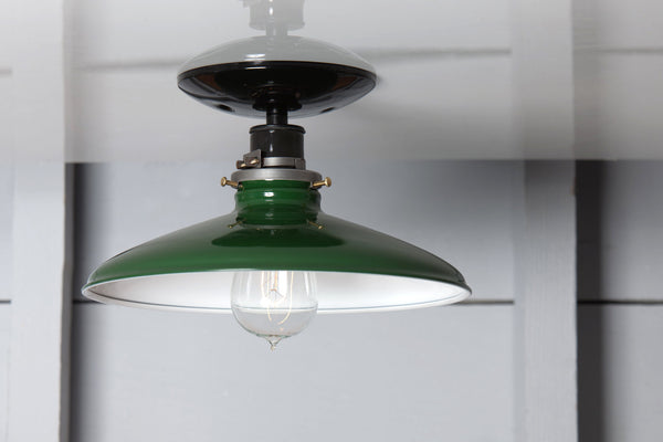 10 1/4 <i>Mirrored</i> Industrial Style Cone Shade 08385G