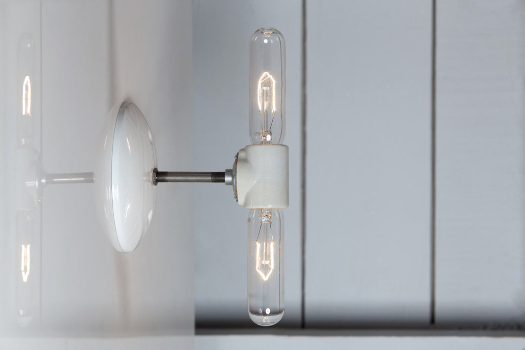 Double Wall Sconce Light - Bare Bulb Lamp | Industrial Light Electric